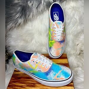 Vans Off The Wall 507698 Color Splash Low Top Retro 80s Men's 9 Woman’s Sz 10.5